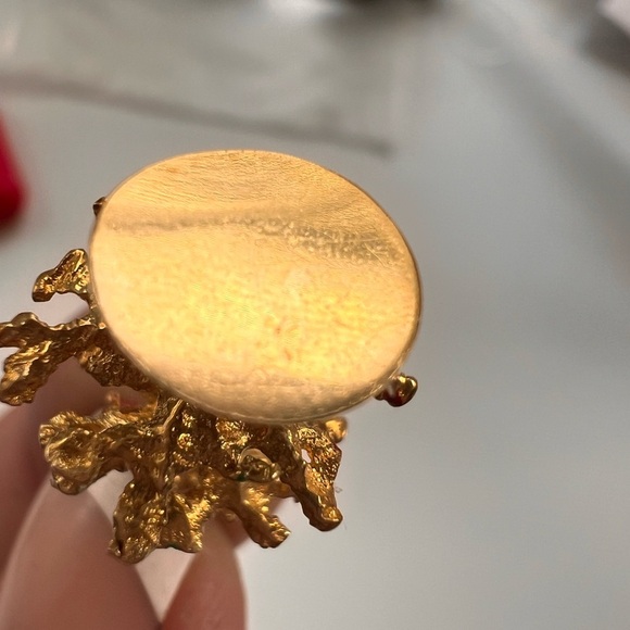 VINTAGE Austrian 14K GOLD charm CHRISTMAS TREE with enamel rare charm - Picture 4 of 6